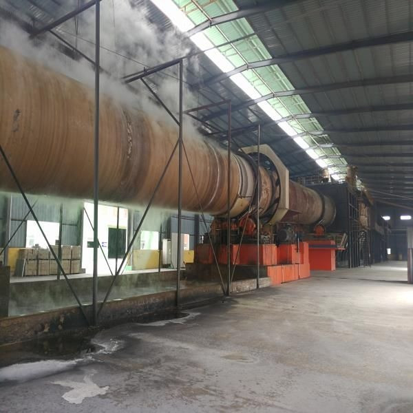 Forno elettrico attrezzature di calcinazione delle ceneri ossido di zinco forno rotativo con capacità 400-1000T/D