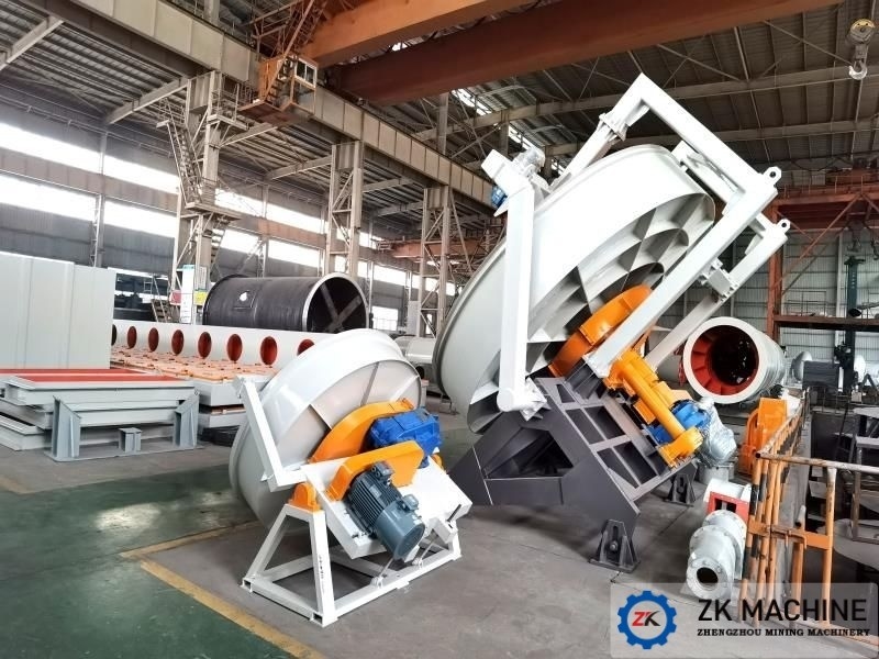 Pelletizzatore a disco di ossido di ferro di alta capacità di 6 m di diametro per la pelletizzazione del minerale di ferro