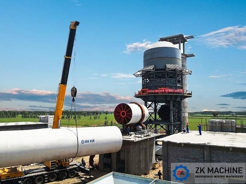 Nuovo progetto 600 T/D attrezzature di linea di produzione di calce attiva con pre riscaldatore