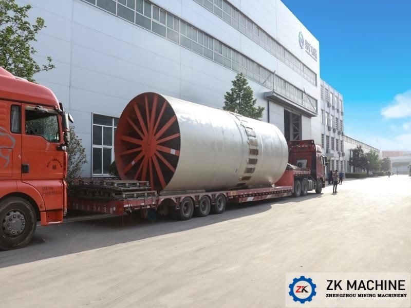 Asciugatrice industriale a rotazione da 2-46 t/h con sistema di controllo PLC per l'asciugatura dei minerali
