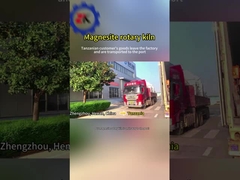 Consegna di forno rotativo a magnesite