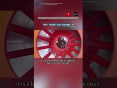 Incineratore di rifiuti urbani di elevati standard, incineratore a forno rotativo 2.0-34 T/h