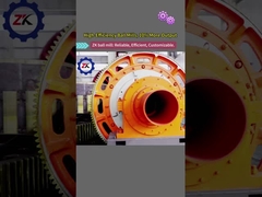 Molio a sfere a secco 6.5-24 T Medio di rettifica e potenza del motore per rettifica precisa