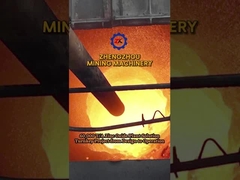 Ossido di zinco Forno rotativo attrezzature di calcinazione forno elettrico riciclo delle ceneri